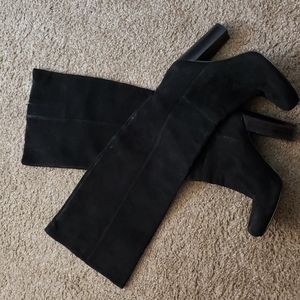 Boots, Nine West, 8M, Suede